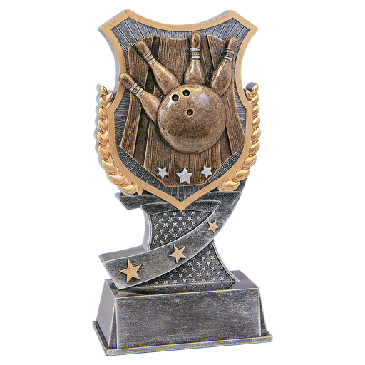Bowling Resin Trophy award in 2 sizes with free engraving!