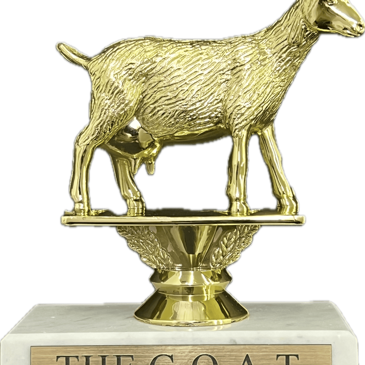 The Goat Trophy - G.O.A.T Greatest of All Time Trophy with Marble Base ...