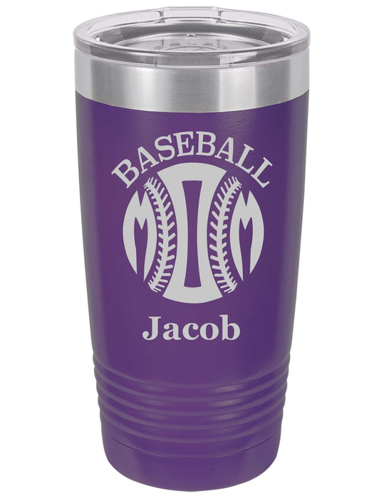 Baseball Mom 1 Personalized Tumbler