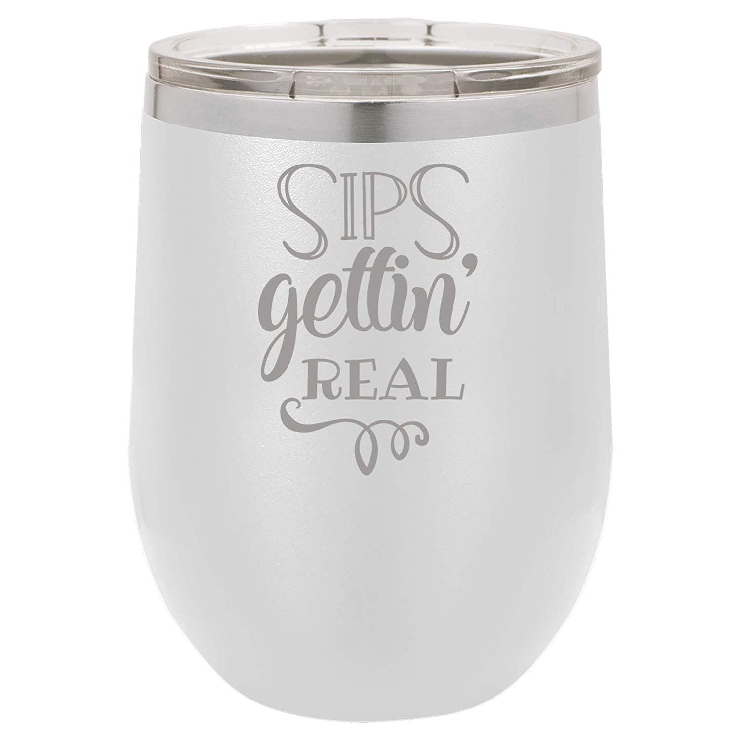 Dinner is Poured - 12 ounce Double wall vacuum insulated wine tumbler —  Griffco Supply